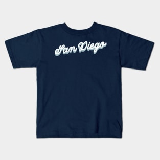 San diego cursive script Kids T-Shirt